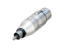 Adapter, przejściówka wtyk RCA / wtyk XLR 3-pin