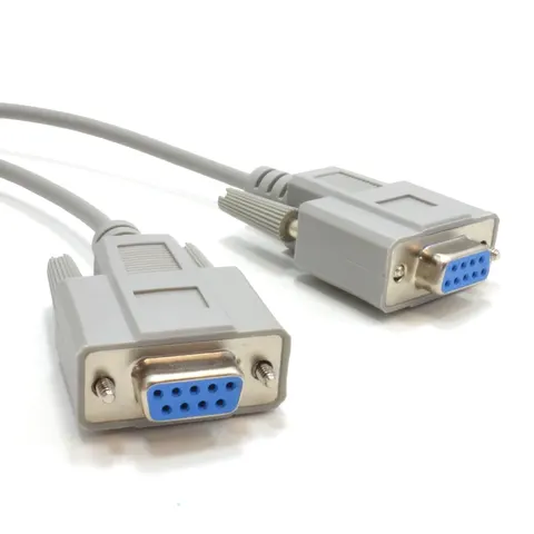 Przyłącze komputerowe DB9 gniazdo / DB9 gniazdo, NULL MODEM-PRZEPLOT, długość 10m
