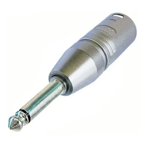 Adapter, przejściówka Jack 6,3 wtyk mono / XLR 3-pin wtyk