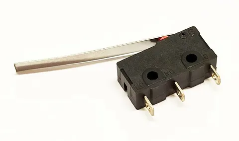 Przełącznik krańcowy z dźwignią 26mm, styk NO-NC wspólny pin
