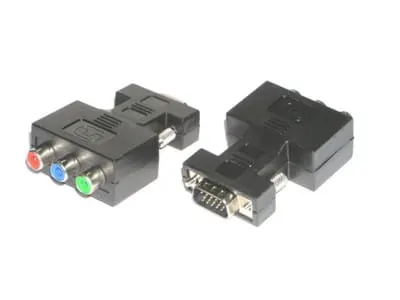 Adapter, przejściówka wtyk SVGA / 3x RCA gniazdo (chinch)