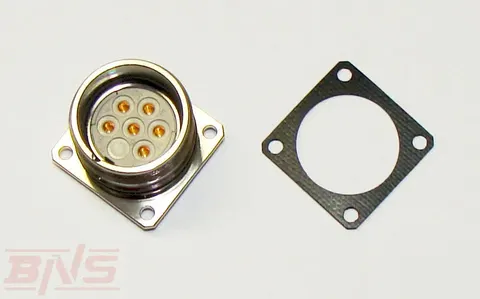 99-4638-00-06 gniazdo żeńskie przykręcane do obudowa 6-pin, 200V / 20A