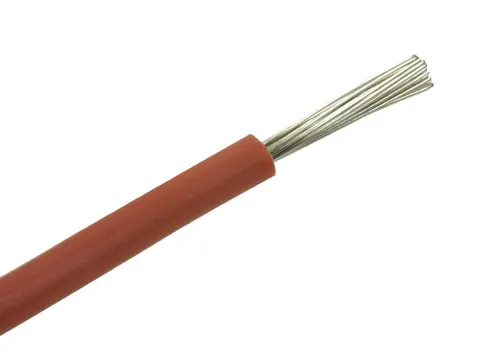 Przewód silikonowy - czerwony 1x1,5mm