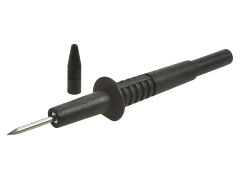 Adapter pomiarowy igła 2mm; gniazdo bananowe 4mm; 10A; 1000V; czarny