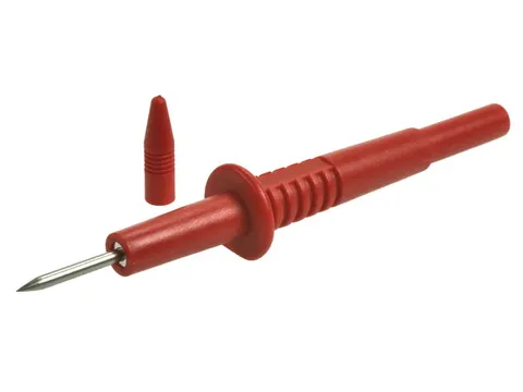 Adapter pomiarowy igła 2mm; gniazdo bananowe 4mm; 10A; 1000V; czerwony