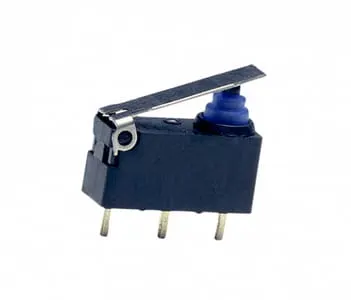 D2HW-A211D mikroprzełącznik z dźwignią 13mm; 0,1A; 125Vac