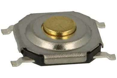 Microswitch TACT, wymiar 5,2x5,2mm; wysokość 0,2mm; SMD