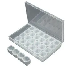 Organizer plastikowy 28 przegródek 175x110x27mm