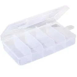 Organizer plastikowy 5 przegródek 198x117x45mm