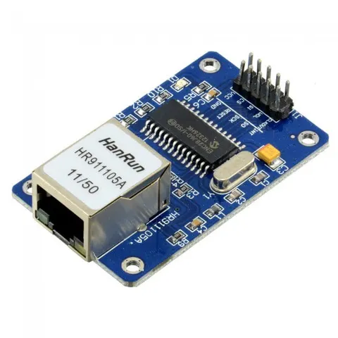 Moduł rozszerzeniowy Ethernet ENC28J60 du układów Arduino