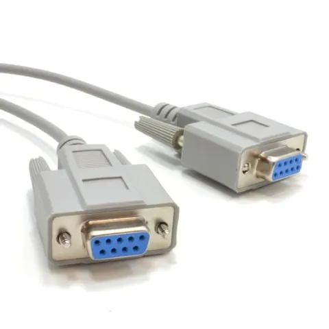 Przyłącze komputerowe DB9 gniazdo / DB9 gniazdo; NULL MODEM-PRZEPLOT, długość 1,5m