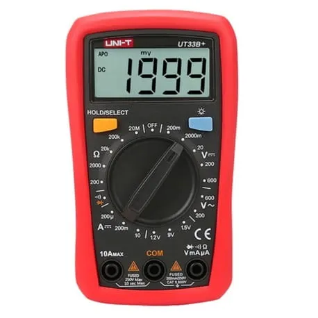 UT33B+ miernik cyfrowy uniwersalny 600V, 10A, 20M