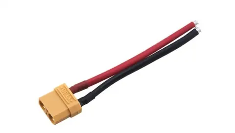 XT-60 gniazdo żeńskie z przewodem 10cm