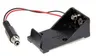 Pojemnik baterii 6F22 (9V) z wtykiem DC 2,5/5,5