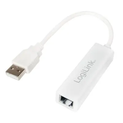 Konwerter sygnału USB 2.0 / Ethernet RJ45 z przewodem