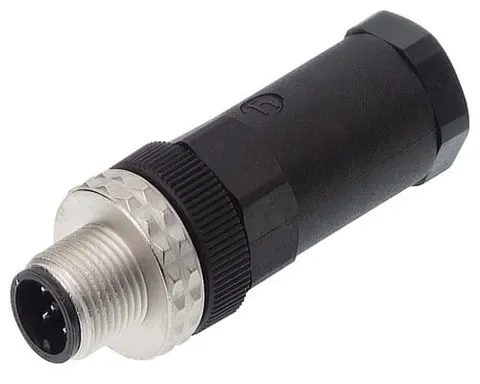 43-00020 wtyk prosty na przewód seria M12; 5 pin