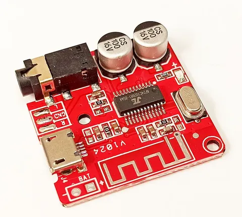 Moduł odbiornika audio Bluetooth, zasilanie 5Vdc