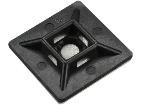 Podstawka samoprzylepna czarna, wymiar 25x25mm (100szt)