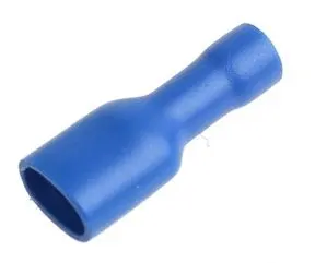 Konektor izolowany żeński niebieski 6,3x0,8mm