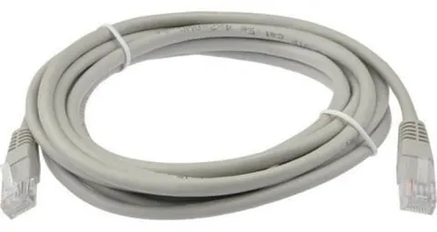 Patchcord RJ45 UTP 5e, długość 7,5m - szary