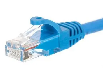 Patchcord RJ45 UTP 5e; długość 1m; niebieski; osłona zalewana