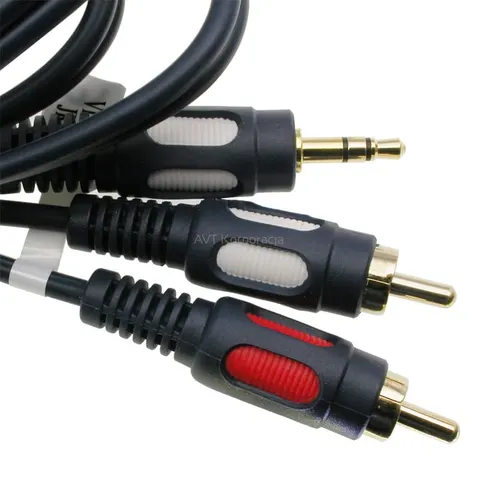 Przyłącze kablowe Jack 3,5mm wtyk / RCA x2 wtyk; długość 15m