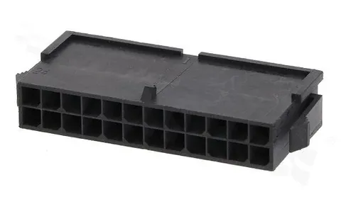 PWP-24 gniazdo na przewód z zatrzaskiem 2x12-pin raster 3mm