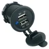 Ładowarka USB 12-24V / 5V 1-2A, podwójna, przykręcana na panel