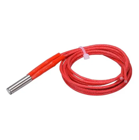 Grzałka uniwersalna 40W / 12V, 6x20mm z przewodem 100cm