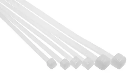 Opaska kablowa zaciskowa 100x2,5 - białą (100szt)