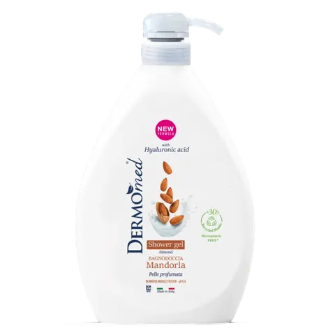 DERMOMED Żel pod prysznic MIGDAŁ, 1 l z pompką