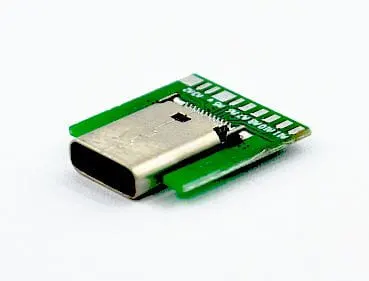 Gniazdo USB C z płytką do lutowania przewodów