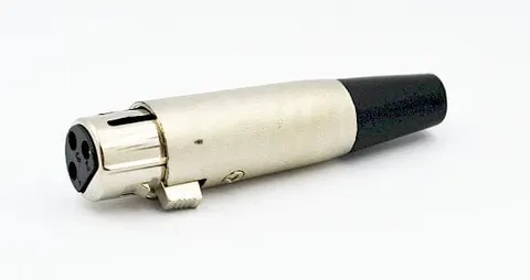 Gniazdo mikrofonowe na przewód XLR 3 pin