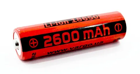 Akumulator Li-Lon 18650 3,6V / 2500mAh, MR18650 Vargo