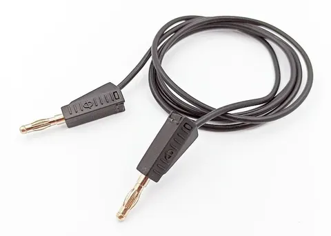PPS110-B przewód pomiarowy 2x bananowy 20A / 60Vdc, długość 1m, czarny