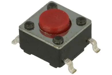 Microswitch TACT, wymiar 6,2x6,2mm, wysokość 4,3mm