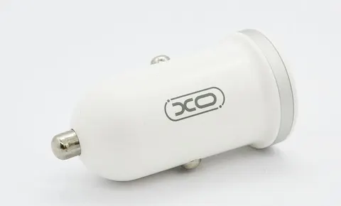 CC 56 ładowarka samochodowa USB-A, USB-C 30W biała