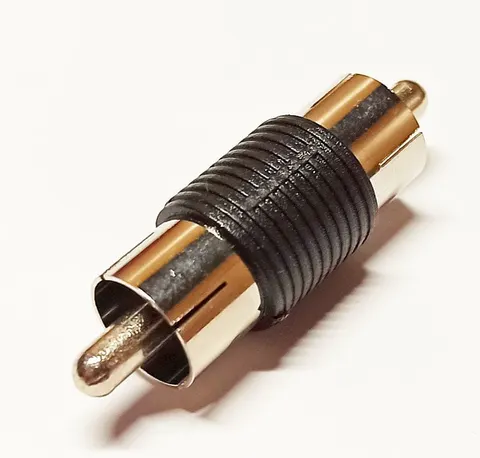 Wtyk RCA podwójny (łącznik)