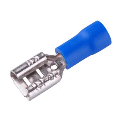 Konektor izolowany żeński niebieski 4,8x0,5mm