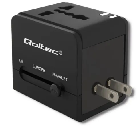 Sieciowy adapter podróżny 5C z gniazdem USB 2,1A / 10,5W