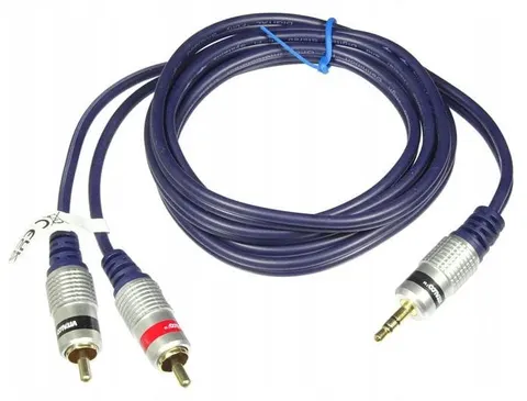 Przyłącze kablowe Jack 3,5mm wtyk / RCA 2x wtyk; Digital; długość 7,5m