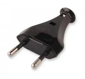 ZN-11 wtyczka elektryczna przedłużacza płaska czarna 2A / 230V