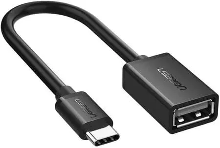 Adapter USB C wtyk / USB A gniazdo 3.0 przewód 0,25m