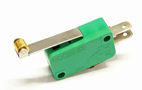 Przełącznik krańcowy z dźwignią 25,5mm z rolką, styk NO-NC współny pin