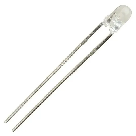 LED 3mm niebieska przeźroczysta migająca