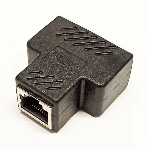 Rozdzielacz RJ45 8p8c gniazdo / 2x gniazdo