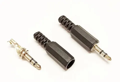 Wtyk Jack 3.5mm stereo plastik