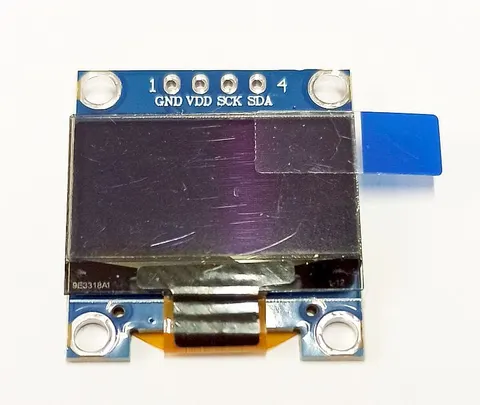 Moduł wyświetlacza OLED 128x64, interfejs I2C, kolor żółty