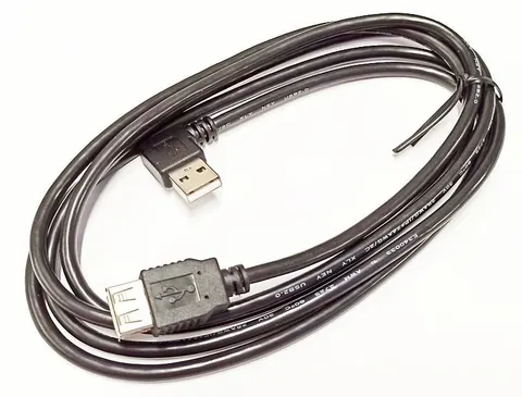 CAB-USB2AAF/2-K przedłużacz wtyk / gniazdo USB A kątowy, 1,8m