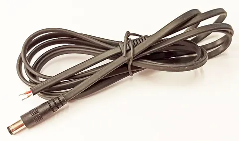 Wtyk zasilający DC 2,5/5,5mm z przewodem 1,6m